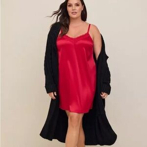 : 2 Torrid Satin Sleep Gowns - Size 1X – Super Soft & Comfy!